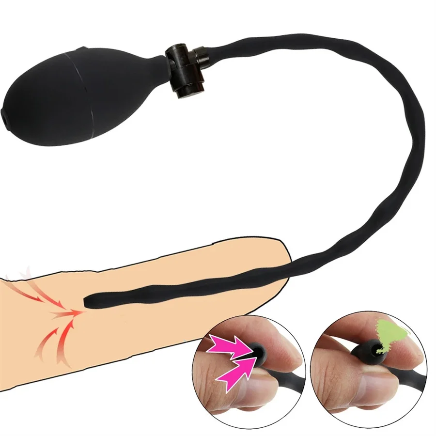 Силиконовый надувной уретральный расширитель для пениса катетер Звуки