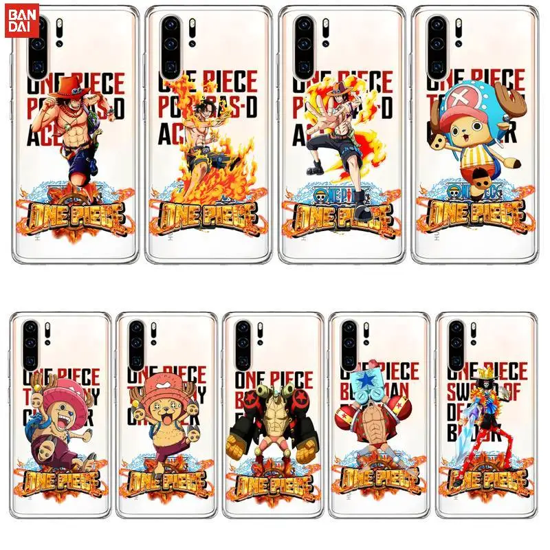 

BANDAI One Piece Phone Case For HUAWEI Honor 8X 8S 7A PRO 8A 9X 20 10 Lite 7C 10I 20I Transparent Fundas Cover