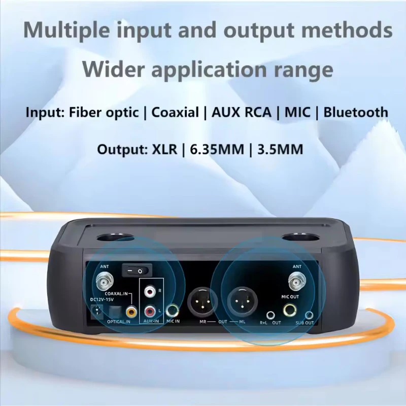 Профессиональный эхо-микрофон для караоке с оптическим режимом умного пения