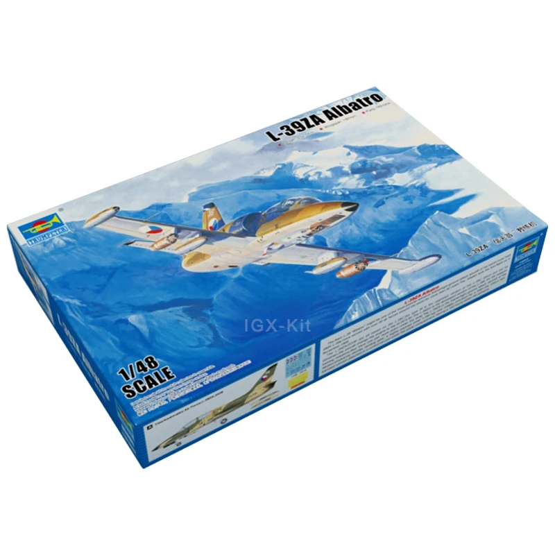 Модель Trumpeter 05805, 1/48, Швейцария, раньше L39, L39ZA, тренировочный самолет, реактивный самолет, пластиковая сборка, набор для сборки игрушек