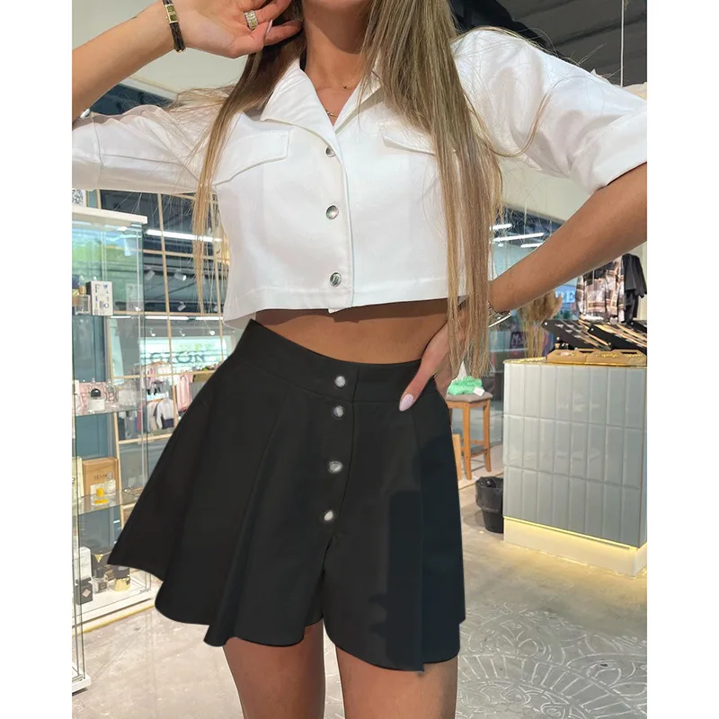 High Quality 2023 Women Shorts Safety Pants Simple Fashion Spring Summer Sexy Trousers Crop Tops Female Y2k Girl Style Traf