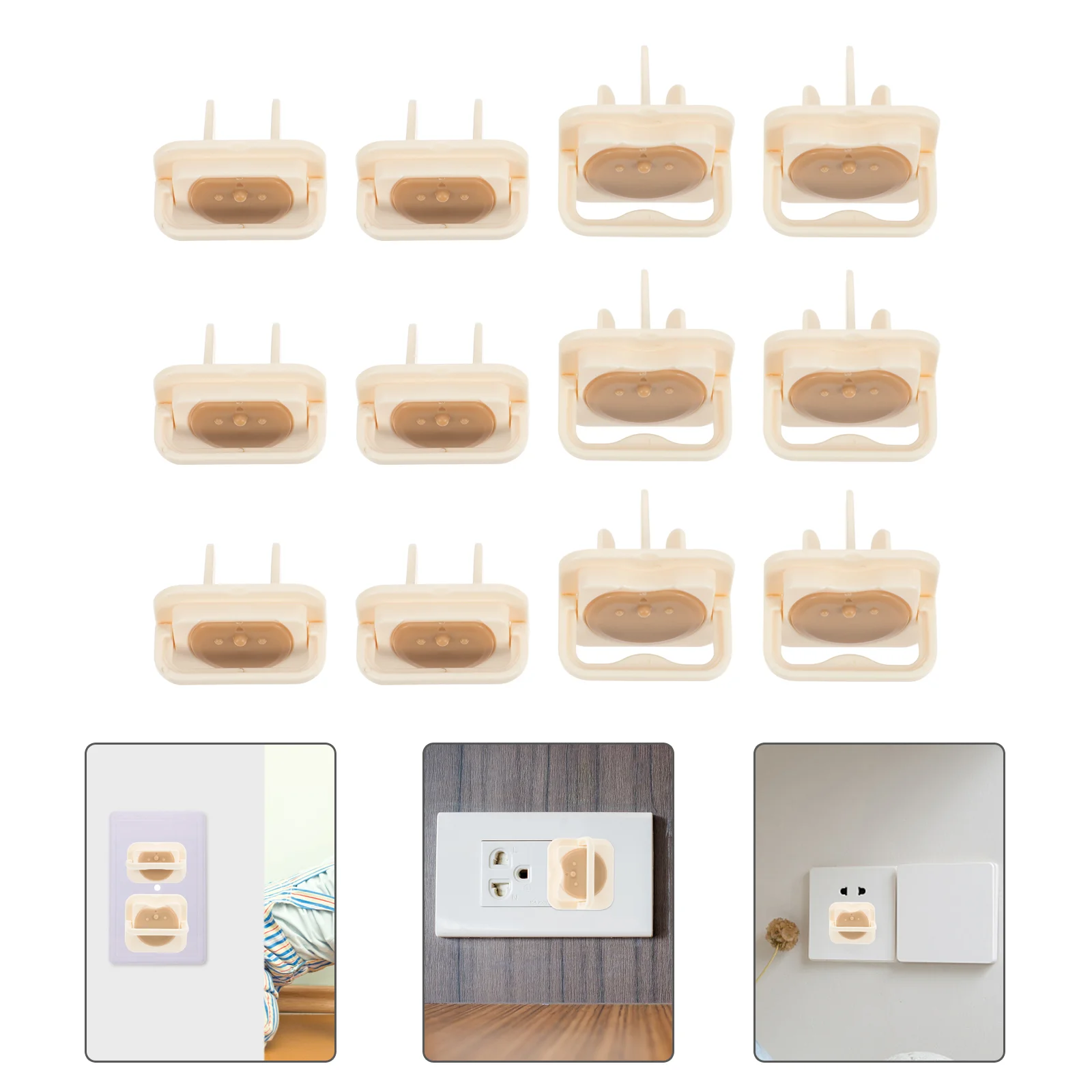 

24pcs Outlet Covers Baby-proofing Electric Plug Protector Childproof Socket Cover
