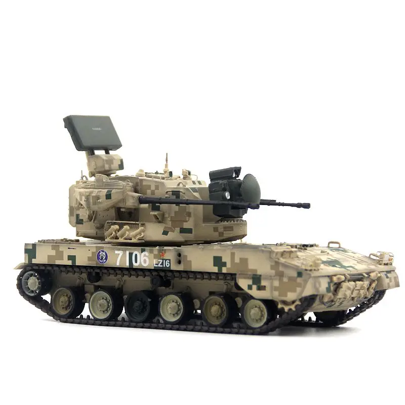 UNISTAR масштаб 1:72 пластик Китай двойной 35 пусковой механизм PGZ09 модель военный