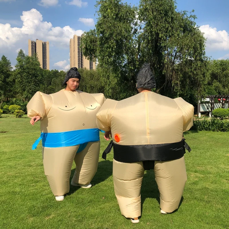 

Halloween Cosplay Costumes Blow Up Sumo Fighter Inflatable Costumes Christmas Wrestling Party Role Play Dress Up for Adults