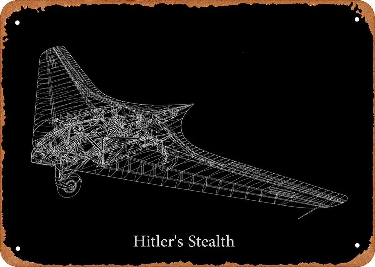 Niumwang Hitlers Stealth Planes Retro Vintage декоративный металлический оловянный Sign home decor Metal sign garag