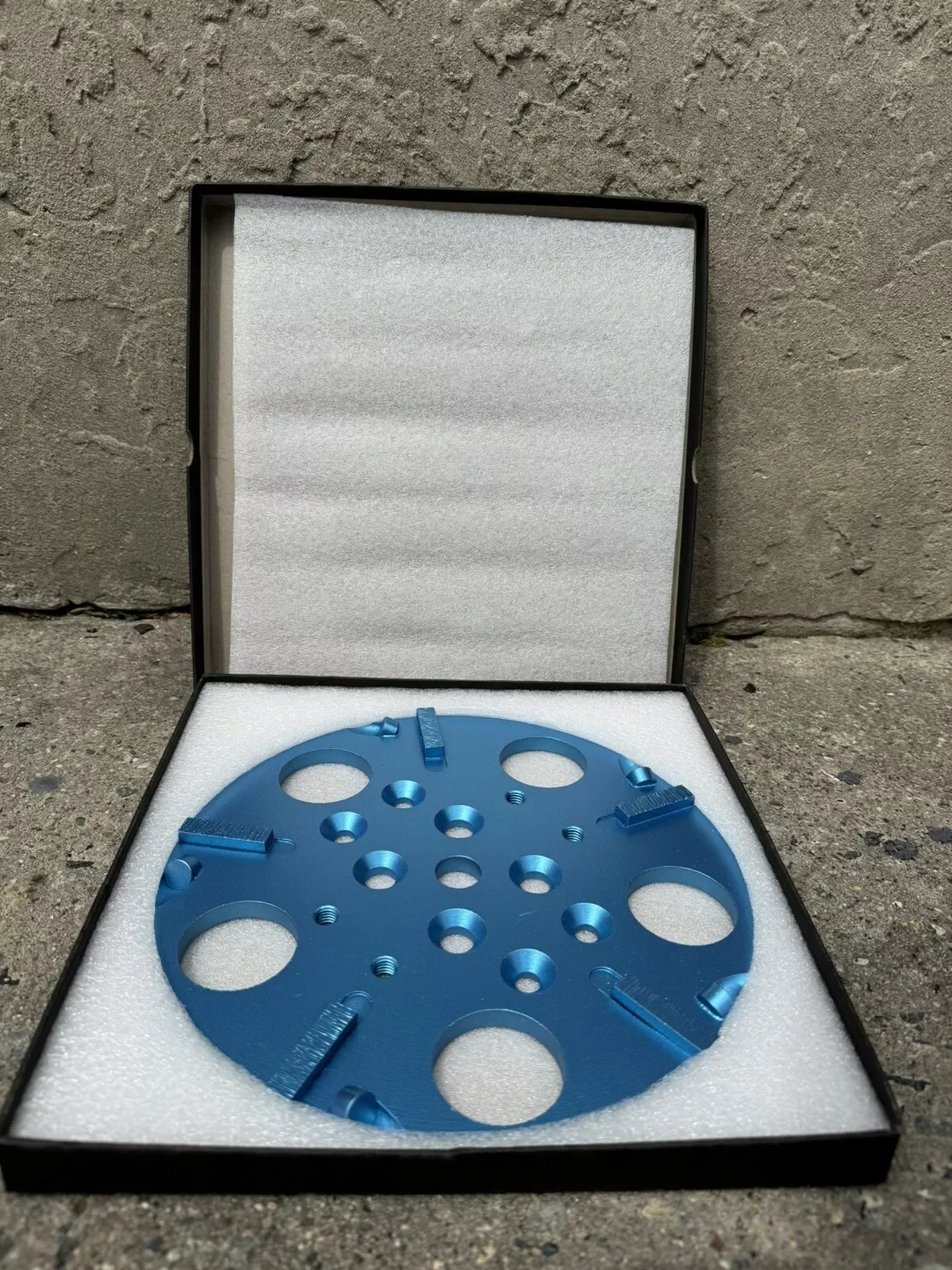 10 &quot250 мм PCD бетонная Шлифовальная головка дисковая пластина для напольной