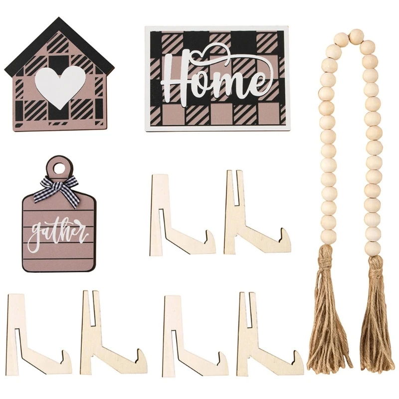 

1 Набор деревенский дом Многоуровневое Декор подноса украшение на стол