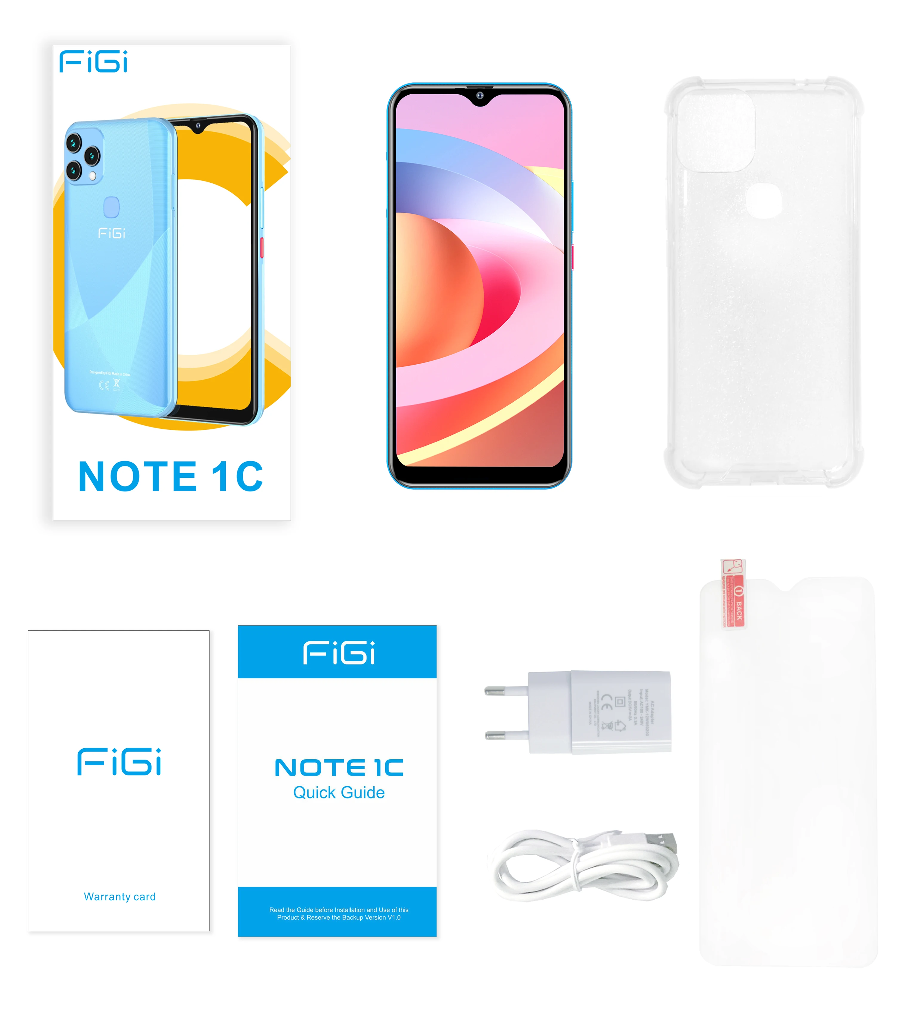 FIGI NOTE 1C 4G Smartphone Android 11 6.6