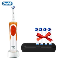oral b vitality rechargeable electric toothbrush smart rotating tooth brush head replacement oral b nozzles travel box gift