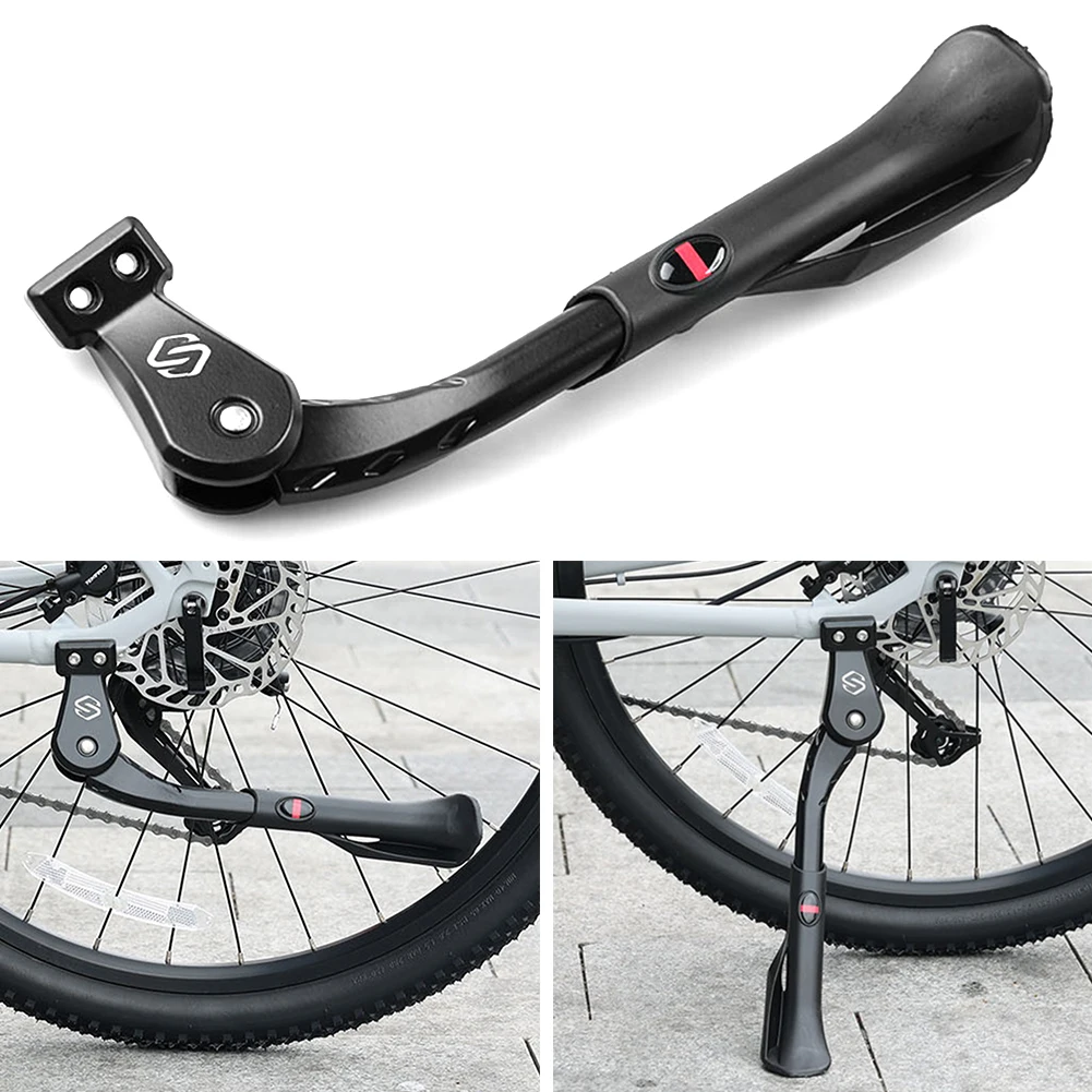 Bike Parking Rack Support Aluminium Alloy Side Kick Stand Fo