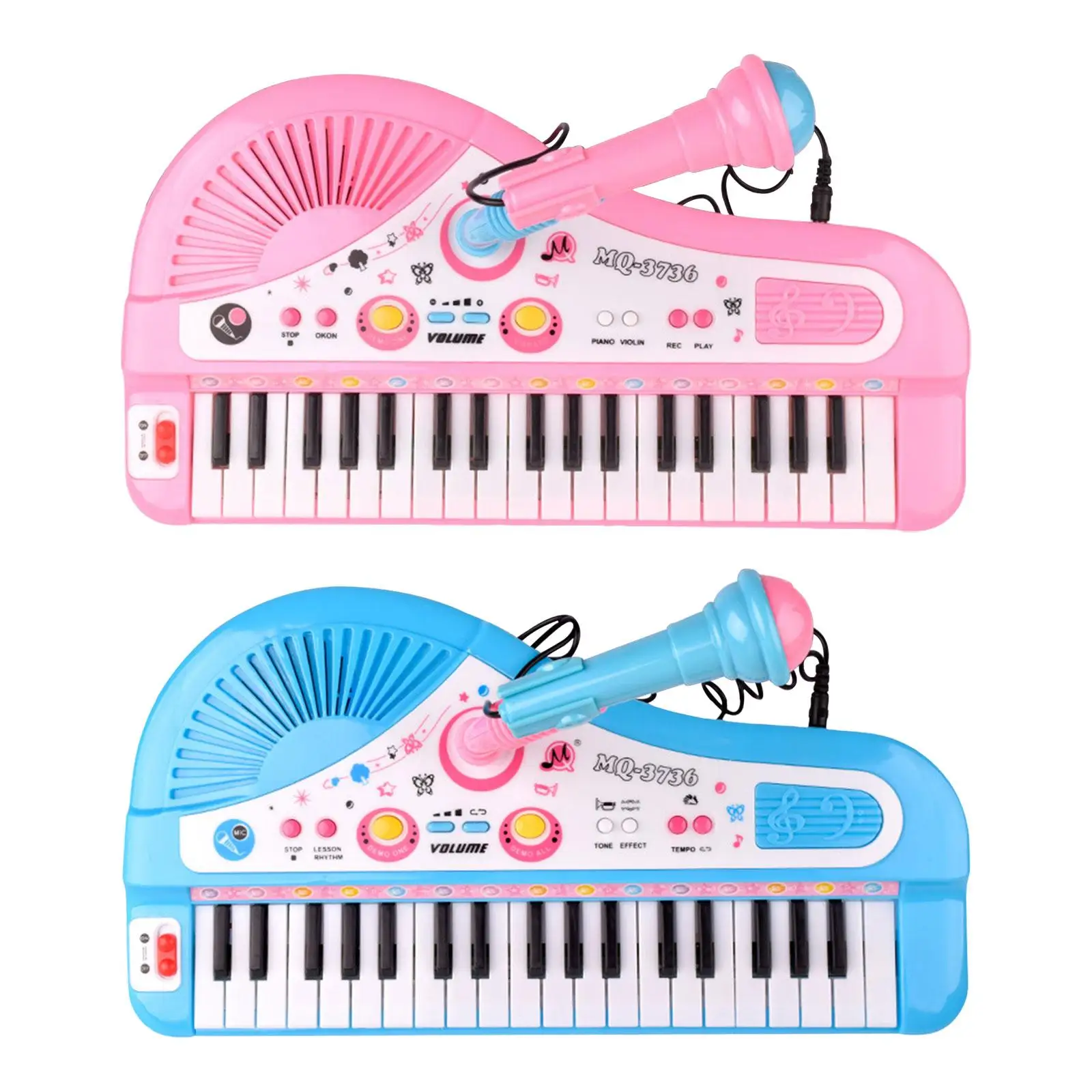 

Electronic Piano Keyboard Portable Electronic Organ 37 Keys Piano for Boys Girls 3 4 5 6 Year Old Children Birthday Gifts