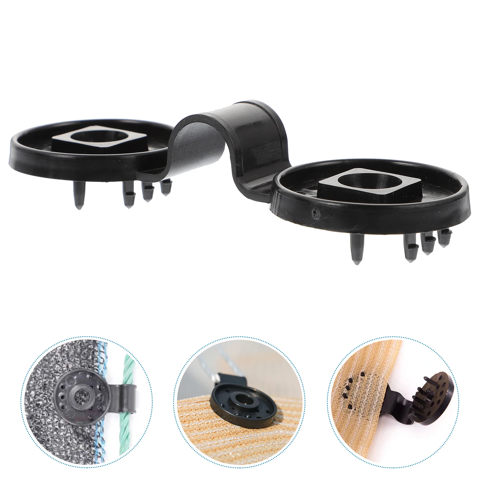 

Round Shade Cloth Clips Sunshade Net Clips Sunshade Net Clamps Agricultural Net Greenhouse Film Clip Flower and Vine Clips