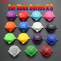 jcd 1pcs for xbox series x s controller cross direction button key analog thumb stick dpad action button key repair parts