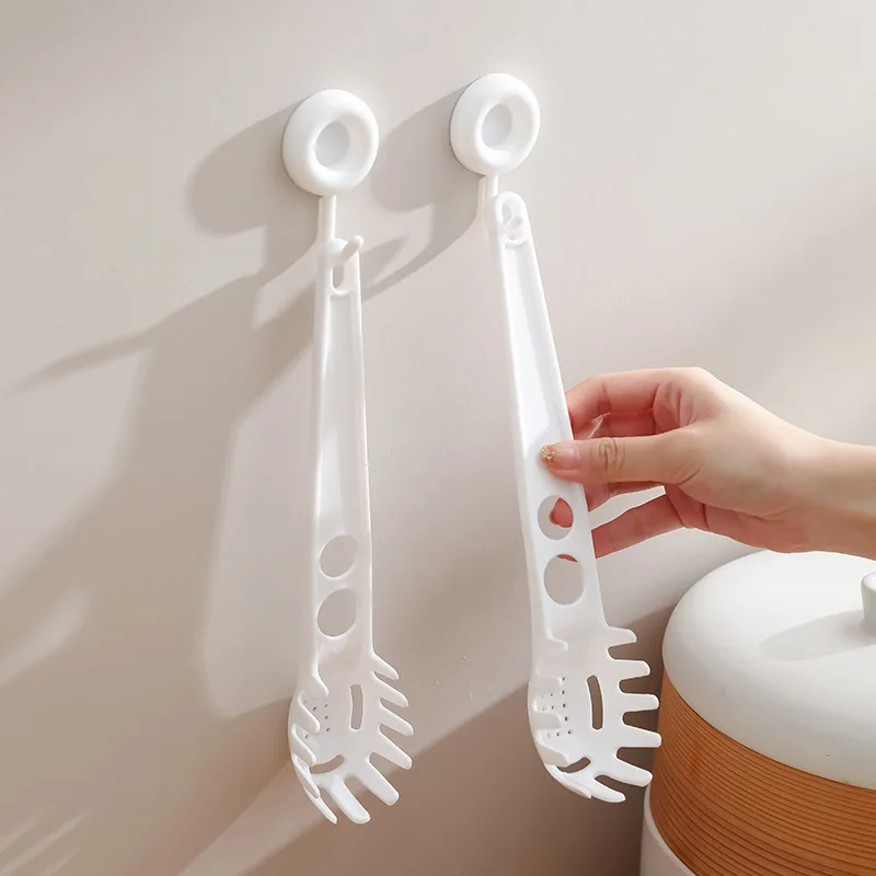 

New Multifunction Pp Spaghetti Server Pasta Fork Kitchen Gadget Heat Resistant Noodle Stir Fry Spoon Strainer Best Cooking Tools