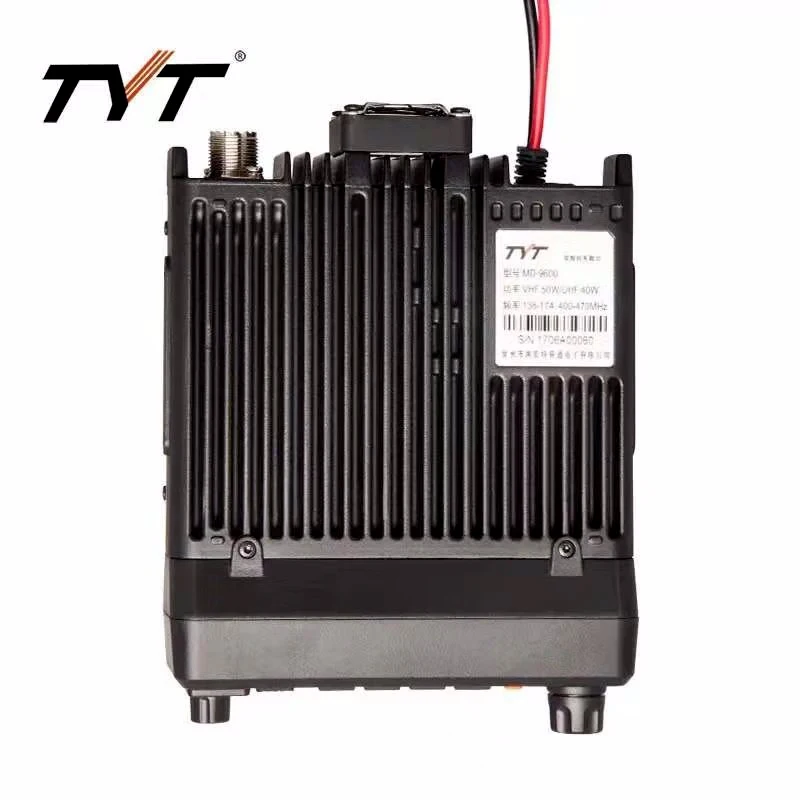 TYT MD-9600 GPS Digital/FM Analog Dual Band DMR Mobile Transceiver 50-Watt VHF/UHF Car Truck Amateur Radio HAM Two Way Radio