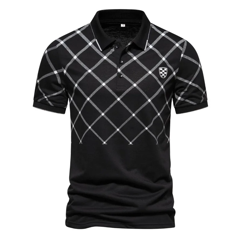 

4 цвета, Новинка лета 2023, мужская повседневная спортивная футболка-поло, Мужская футболка с коротким рукавом