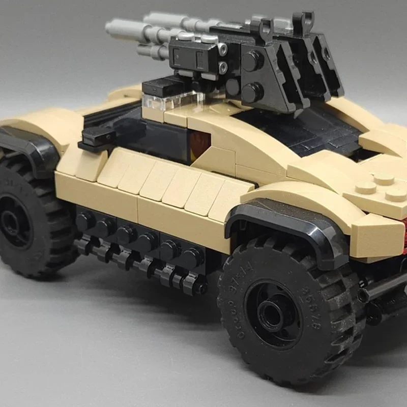 Фото 270 деталей MOC Speed Champion: Городской бронированный спортивный автомобиль 4x4, конструктор, гоночная техника, креативные игрушки для гаража, подарки для детей №3