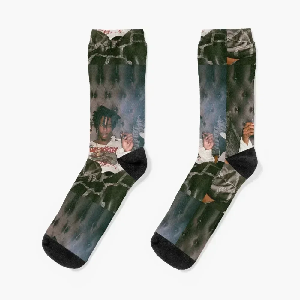Фото Self Titled Playboi Carti Design Носки Рождественские счастливые носки Мужские женские №1