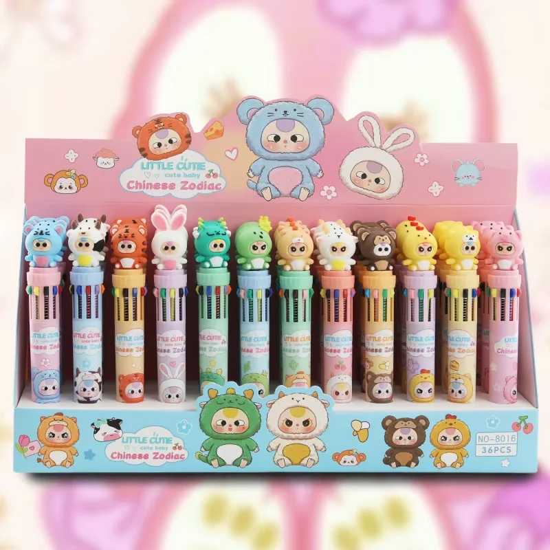 

Детские шариковые ручки, набор из 36 штук, разноцветные