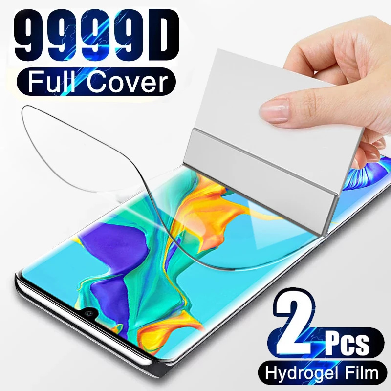 

9999D Hydrogel Film For Samsung S8 S9 S10E S20 FE S21 Plus Note 10 20 Ultra Screen Protector A50 A51 A70 A71 A52 A32 Not Glass
