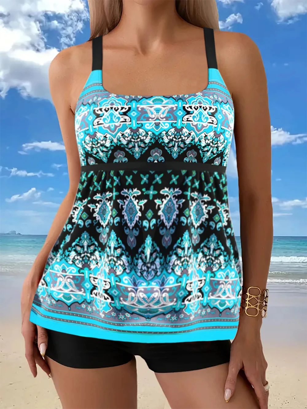 Танкини с цветочным принтом NameIsNotDefined