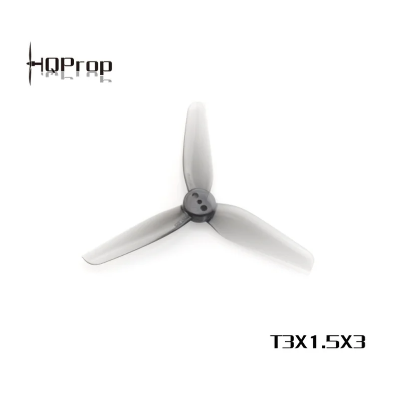 

4Pairs 8PCS HQPROP T3X1.5X3 Grey 3015 3-Blade PC Propeller for RC FPV Freestyle 3inch Drones DIY Parts Crux3