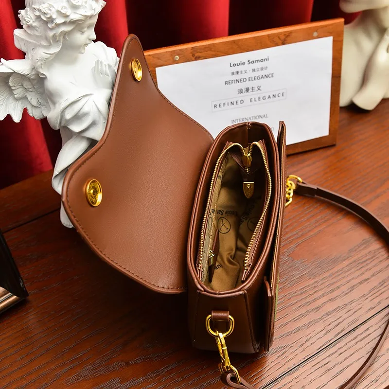 New Style Winter Vintage Flap Lock Classic Women Bags Casual Leather Shoulder Bags Clutch Crossbody Bag Handbag Messenger