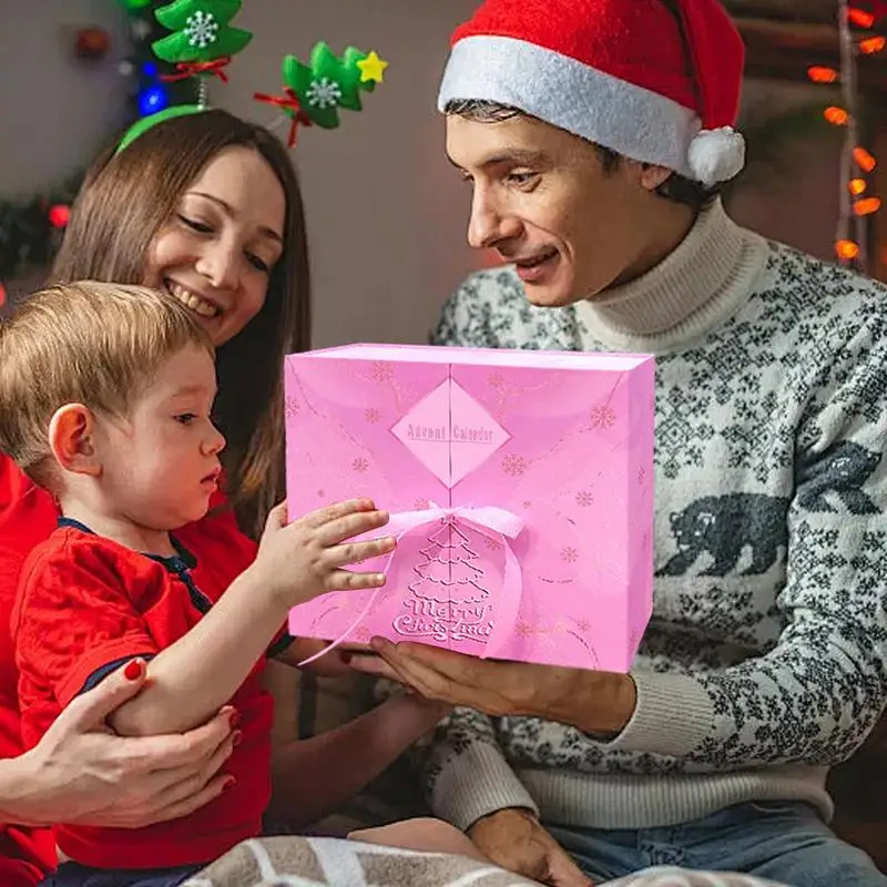 Рождественский адвент-календарь пустые коробки коробка конфет рождественские