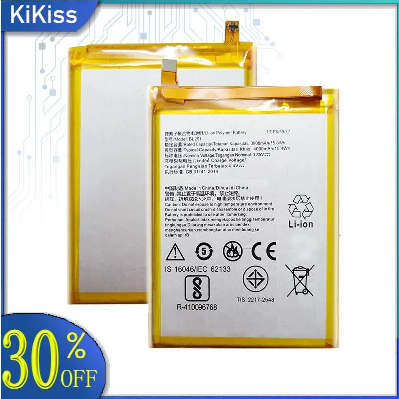 Сменный аккумулятор BL291 3900 мАч для Lenovo A5 L18011 L18021 портативные батареи