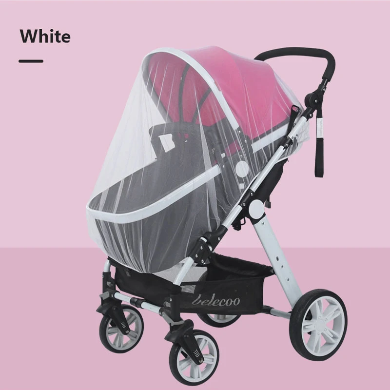 

Москитная сетка для детской коляски, прозрачная сетка с полным покрытием, универсальный размер, уличная защита от комаров