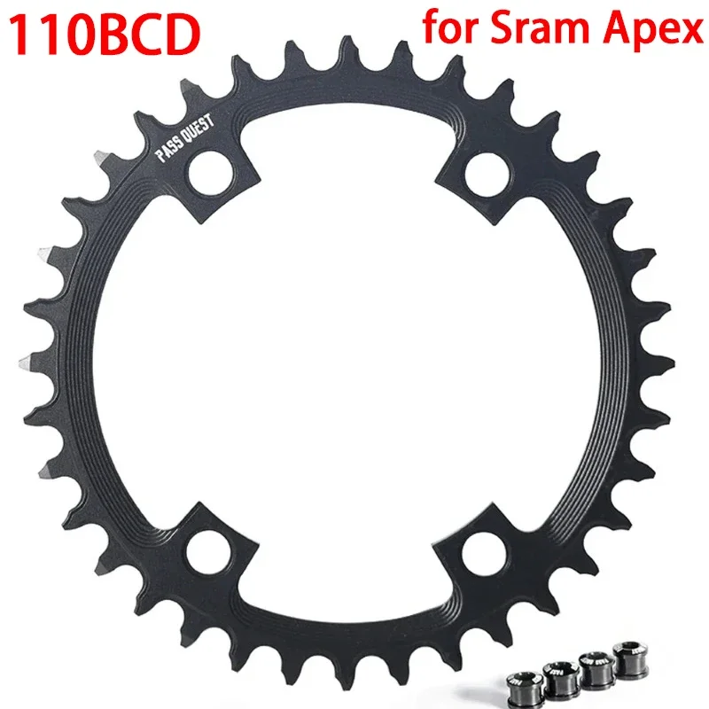 110BCD 4-когтевая Звездочка для Sram Apex кривошипная Корона 36T 38T 40T 42T 44T 46T 48T 50T 52T