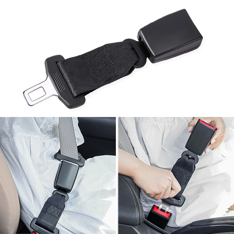 

Car Safety Belt Extender 20-22mm Long-lasting Auto Seatbelt Extender Alarm Plug Buckle Clip Extension Lock Interior Decorations