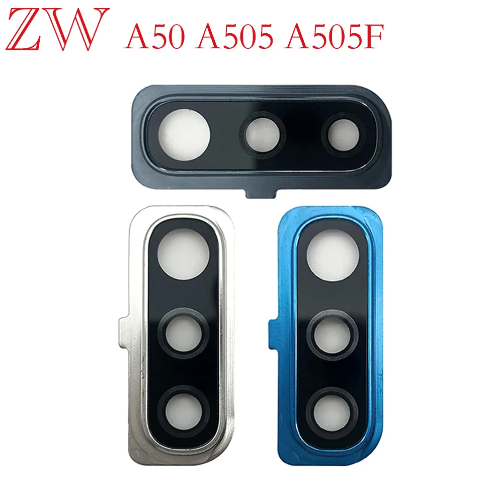 Рамка для камеры телефона Samsung A50 A505 A505F A505FN с новой задней камерой стеклянная