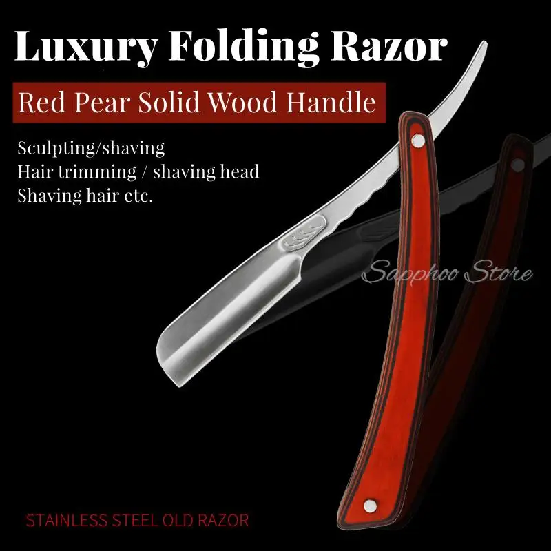 Pro Barber Razor Beard Face Underarm Body Shaving Knife