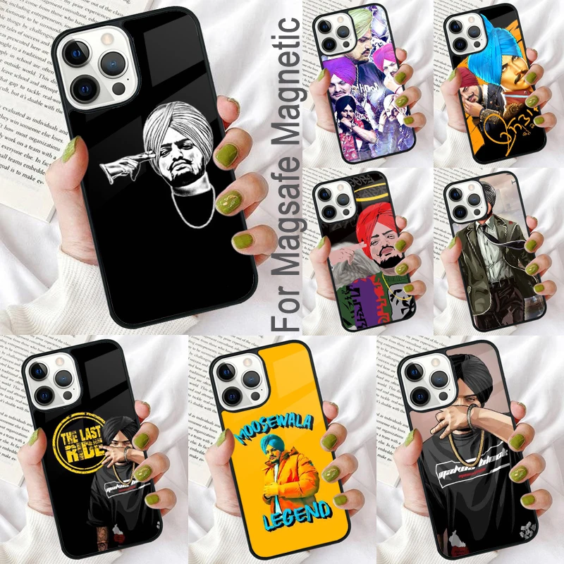 Индийский рэпер Sidhu Moose Wala Магнитный мягкий чехол для телефона iPhone 16 Promax 15 Pro 13 14 Plus
