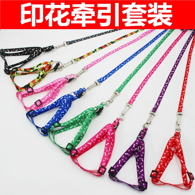 

Cat Dog Harness Adjustable Walking Lead Leash Cat Dog Collar Soft Breathable Polyester Mesh Harness For Small Medium Pet