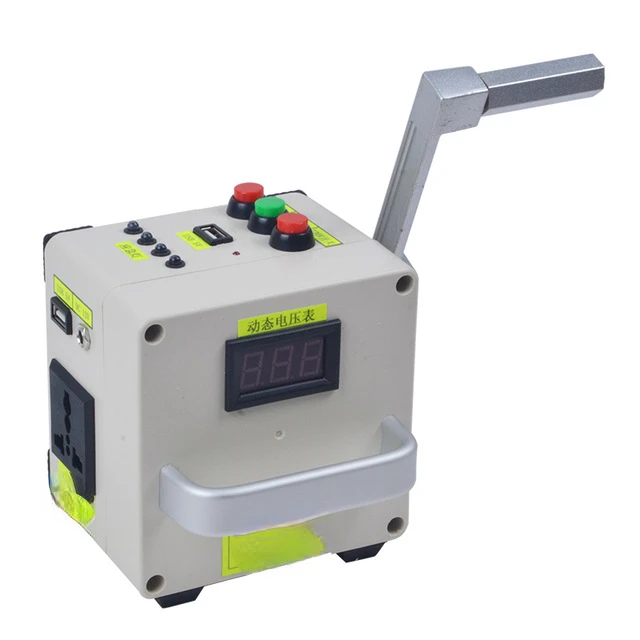 

220V small-scale Hand Crank Generator Portable Power Supply Emergency Charger