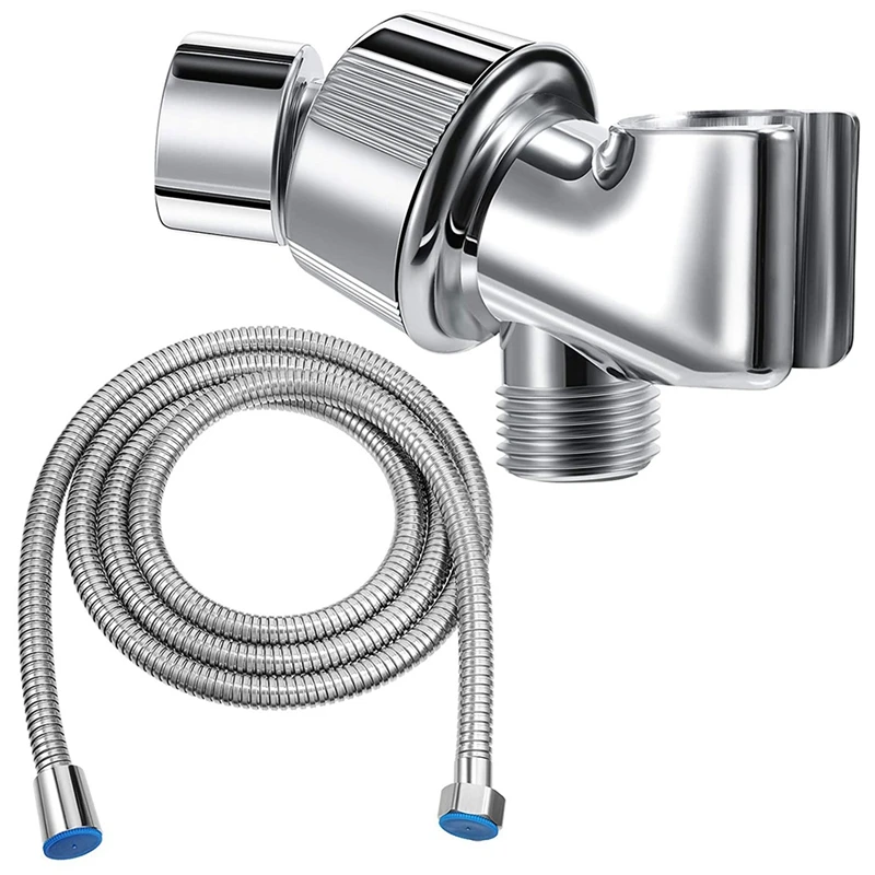 

Shower Arm Holder With 79 Inch Shower Hose Shower Head Holder Replacement Adjustable Stainless Hose Head Holder