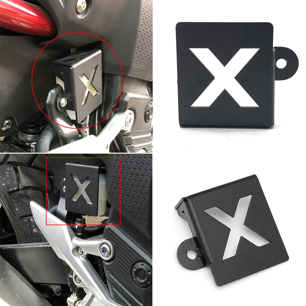 

For Honda CB500X CBR500R CB500F CB400X CB400F Motorcycle CNC Rear Brake Pump Fluid Reservoir Protector Oil Cup Cap Cover Guard