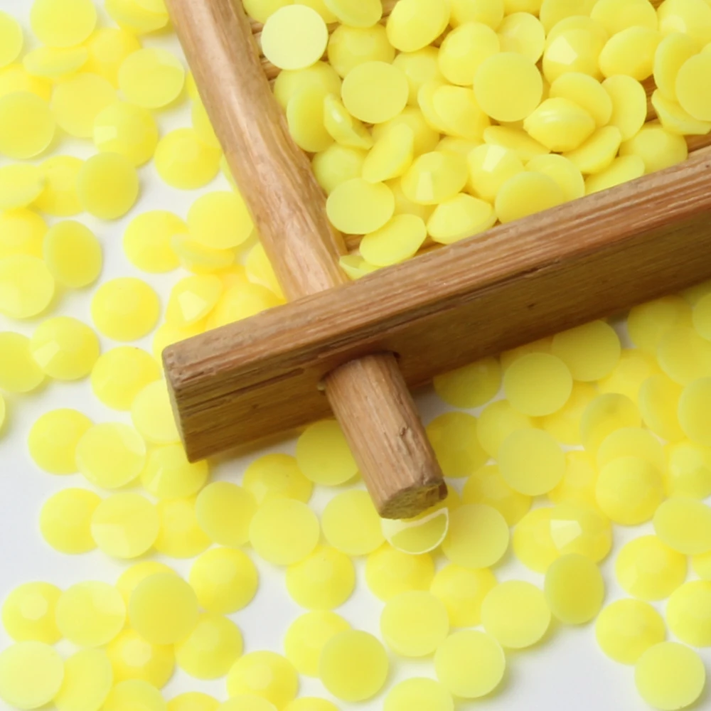 

Полимерный однотонный дизайн ногтей, 4 мм, 5000 шт., сделай сам, ручная работа, плоский бриллиант, цвет детской, декоративный материал