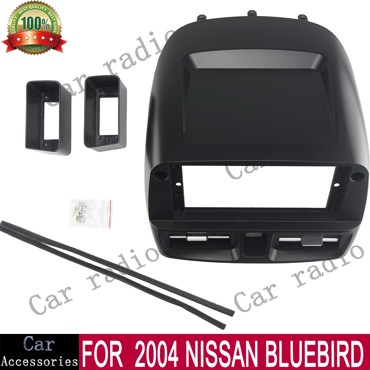 Фото Для NISSAN BLUEBIRD 2004 года: 12,3-дюймовая автомобильная мультимедийная система Android, рамка для автомагнитолы, панель приборов, накладка на приборную панель №1