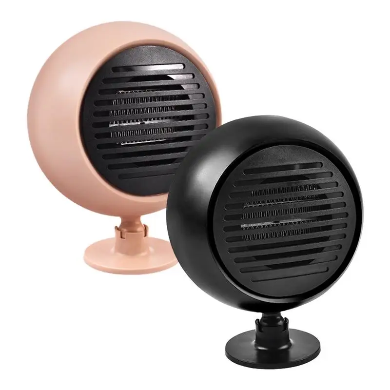 

12/24V Heater 2 in 1 Car Heating and Cooling Fan with Cigars Lighter Plug 360 Degree Rotary Base Windshield Defroster Demister