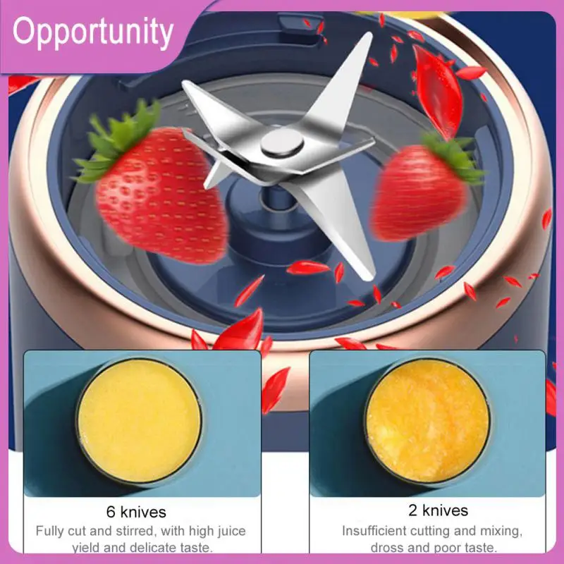

Portable Automatic Juicer Cup Food Processor Fruit Extractors Fruit Smoothie Blenders Multifunction Mixer Usb Charging