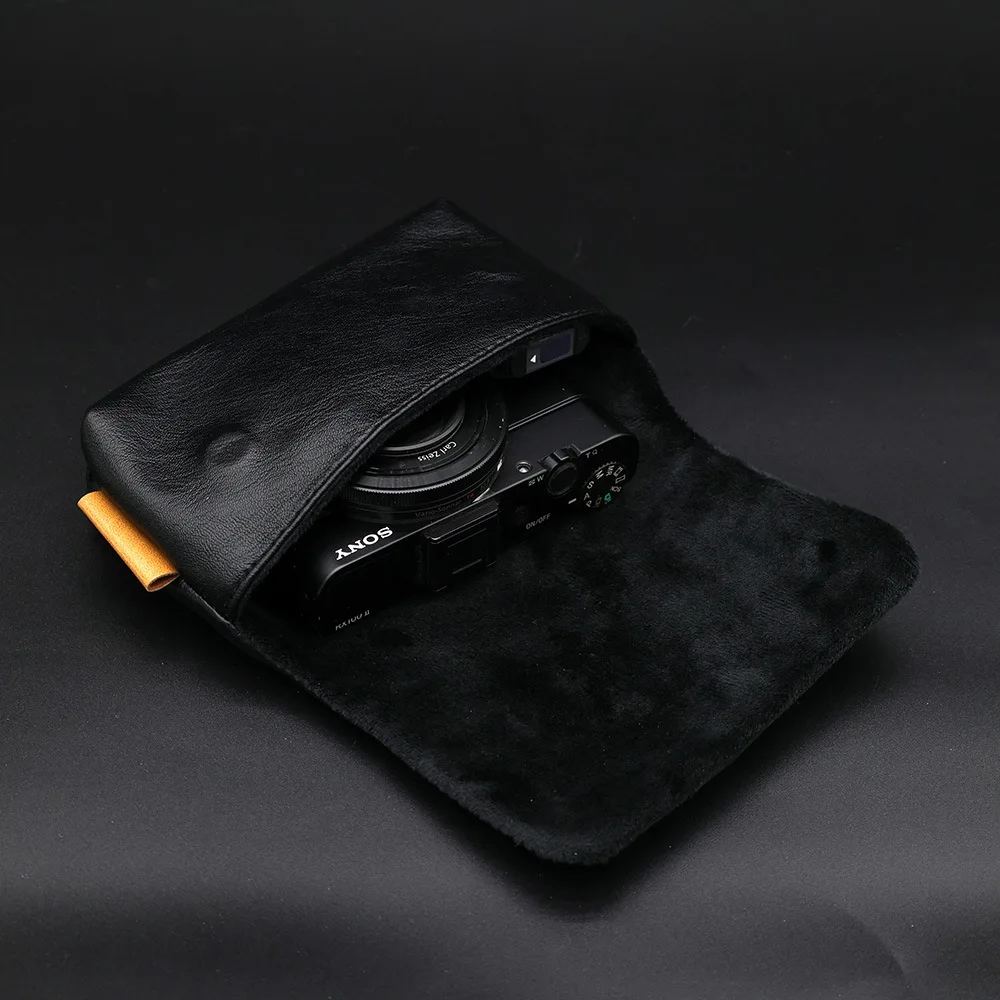 

Camera Bag Soft Case Cover for Leica Olympus TG-5 SONY H60 ZV1 Panasonic LX10 TZ90 TZ85 Nikon W300 W100 AW130 RICOH GR GRII