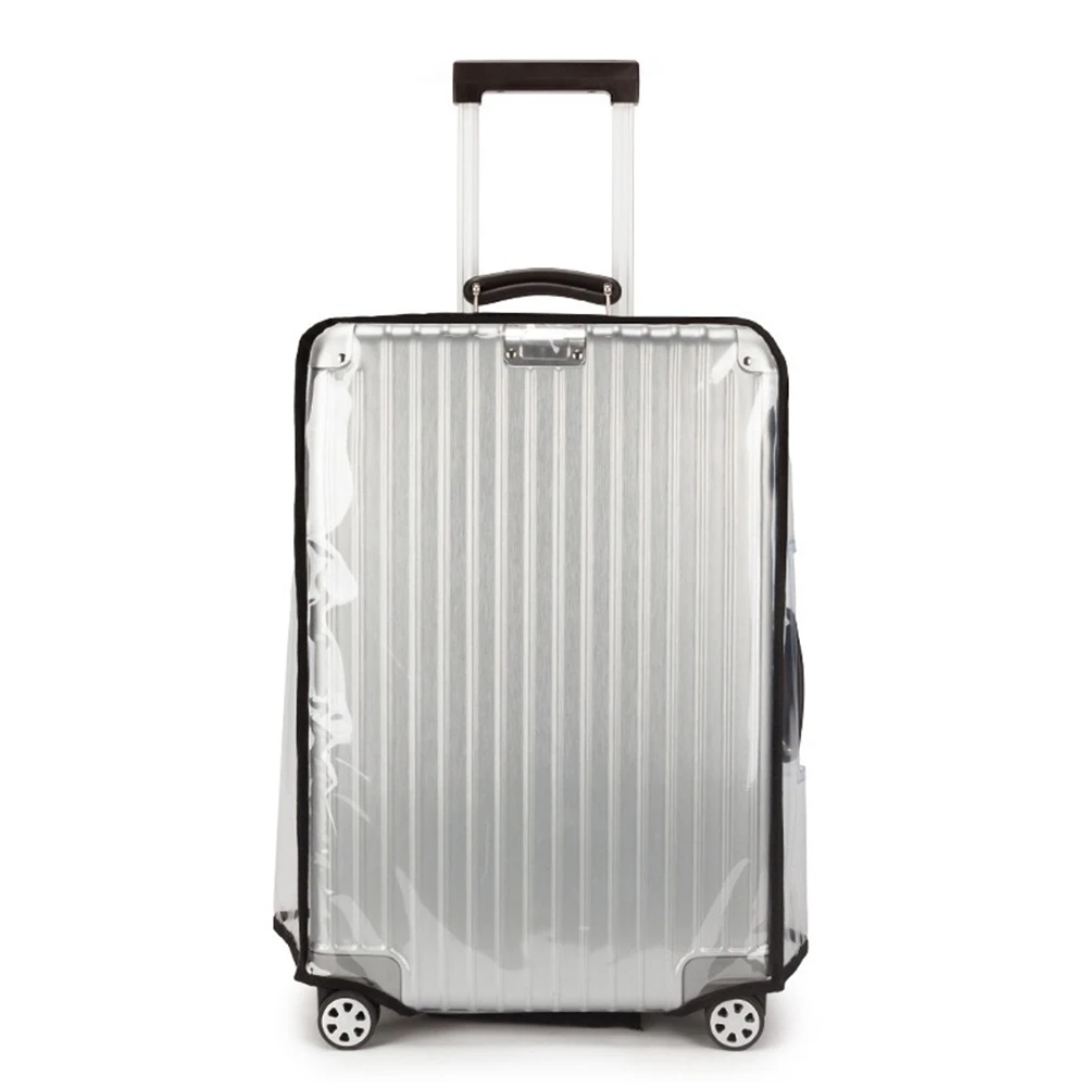 Прозрачный чехол для чемодана 18-30 дюймов защитный из ПВХ устойчивый к царапинам