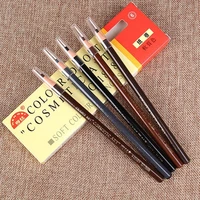 3pack stylish classic brow pencil easy color waterproof sweatproof wooden brow pencil enhance eye makeup tool not blooming