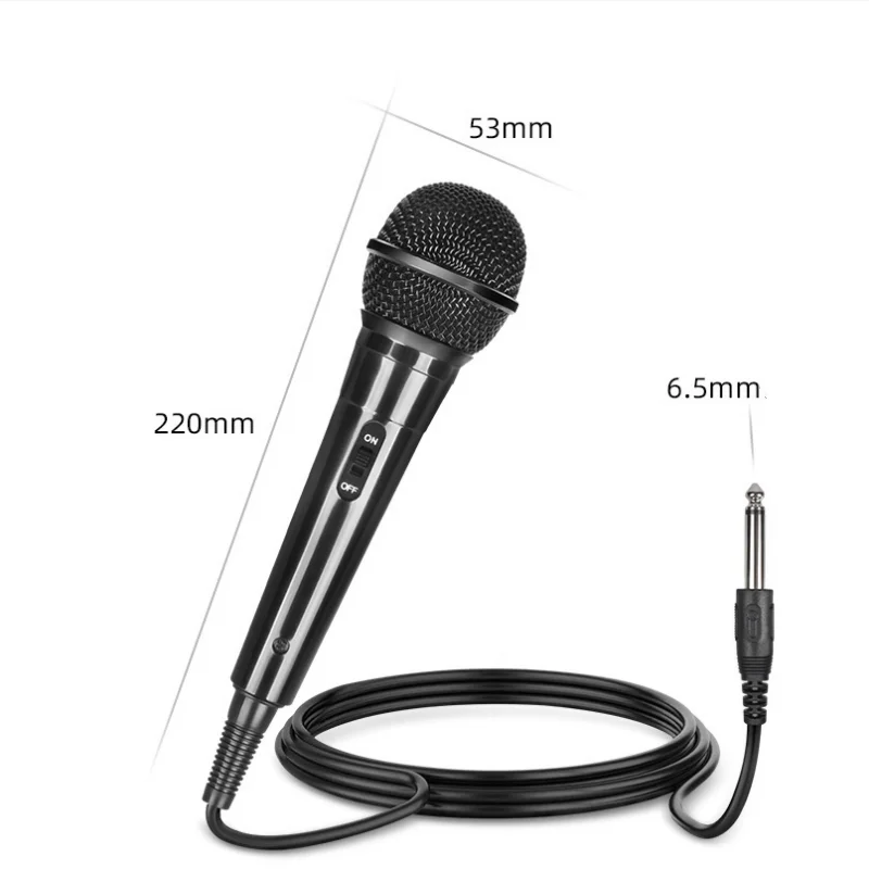 Проводной динамический микрофон с кабелем XLR на 6 5 мм для записи караоке