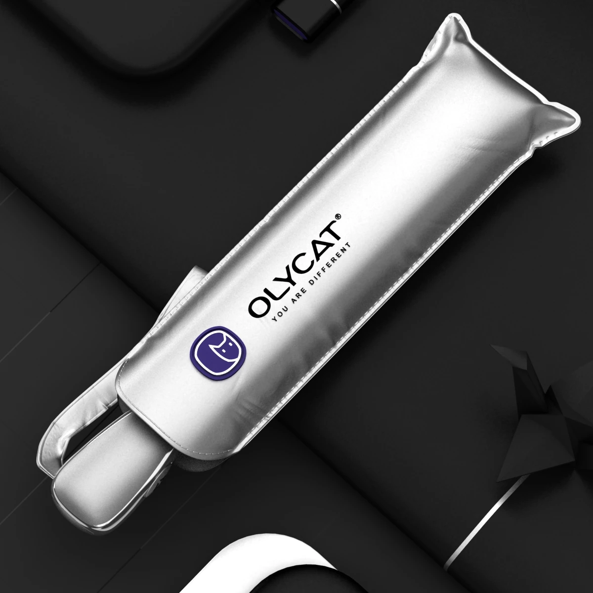 

Olycat летний плоский автоматический зонт для женщин, бесплатная доставка, зонтик с УФ-защитой, складные зонты для дождя и солнца, UPF50 +