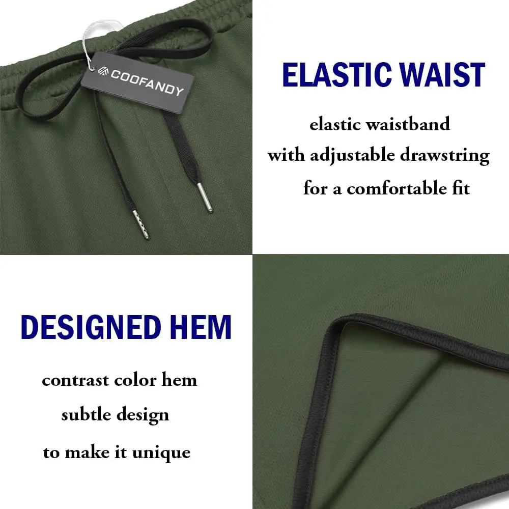 COOFANDY мужские шорты для тренировок в тренажерном зале спортивные бега 5-дюймовые