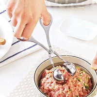 hot kitchen convenient meatball maker stainless steel stuffed meatball clip diy fish meat rice ball maker meatball mold tools